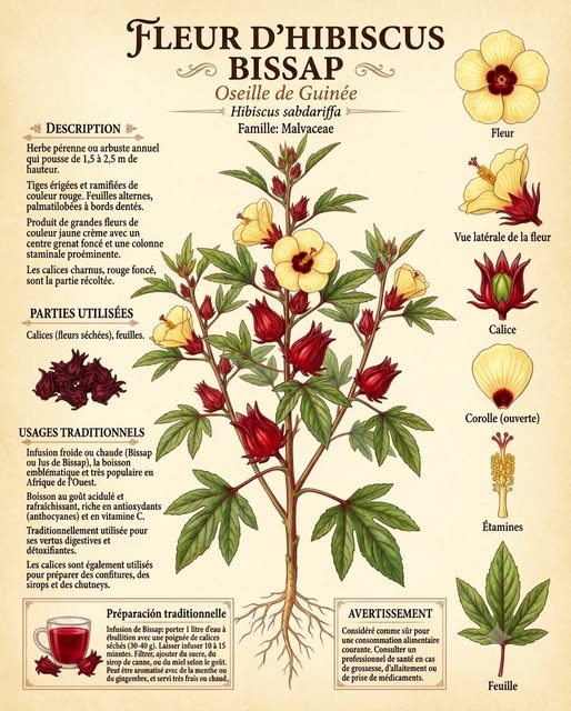 Fleur d&rsquo;Hibiscus Bissap
